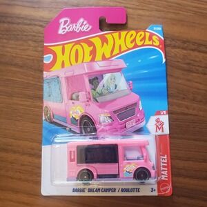 Hot Wheels Barbie Dream Camper Roulotte Pink Diecast Toy Car 21 250